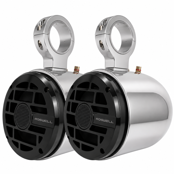 Roswell R 6.5 Tower Speakers - Chrome B-grade