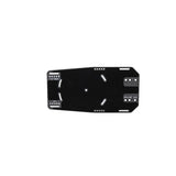 Radar Carbon/G10 front plate met adaptable mounting