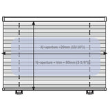 Dometic Oceanair Skysol Motion plisségordijn wit 450x520 mm