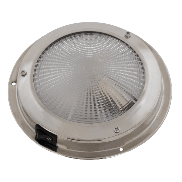 Talamex led opbouw plafonnière rvs 140 mm 12 V