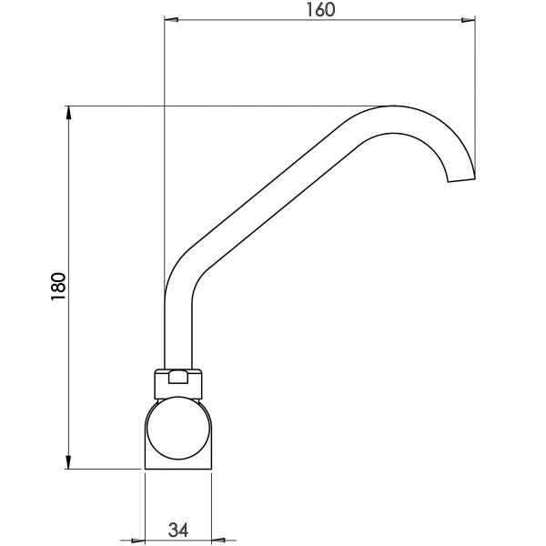 Trem mengkraan chroom N0100311 - dubbel 3/8"