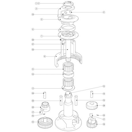 48000478 16st chrome feeder arm