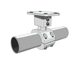 Fishmaster T-Top plaque de montage pour support d'antenne rabattable