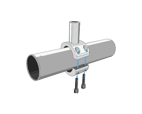 Fishmaster Plaque de montage d'antenne Universelle 1.9 - 1.66 - 1.315 – T-Top