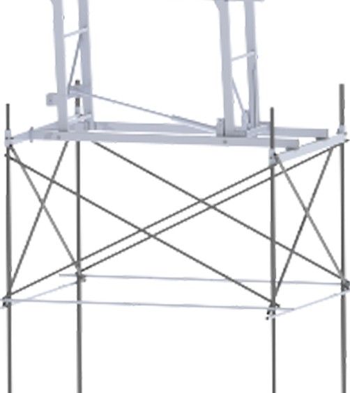 Basta Boatlifts Sway Brace Kit aus verzinktem Stahl 5K-8K für Bootslift