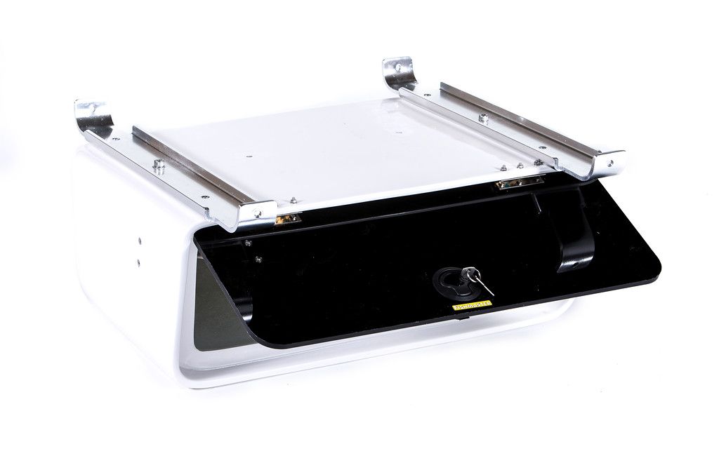 Fishmaster Elektronicabox T-Top con riel universal – resistente al agua