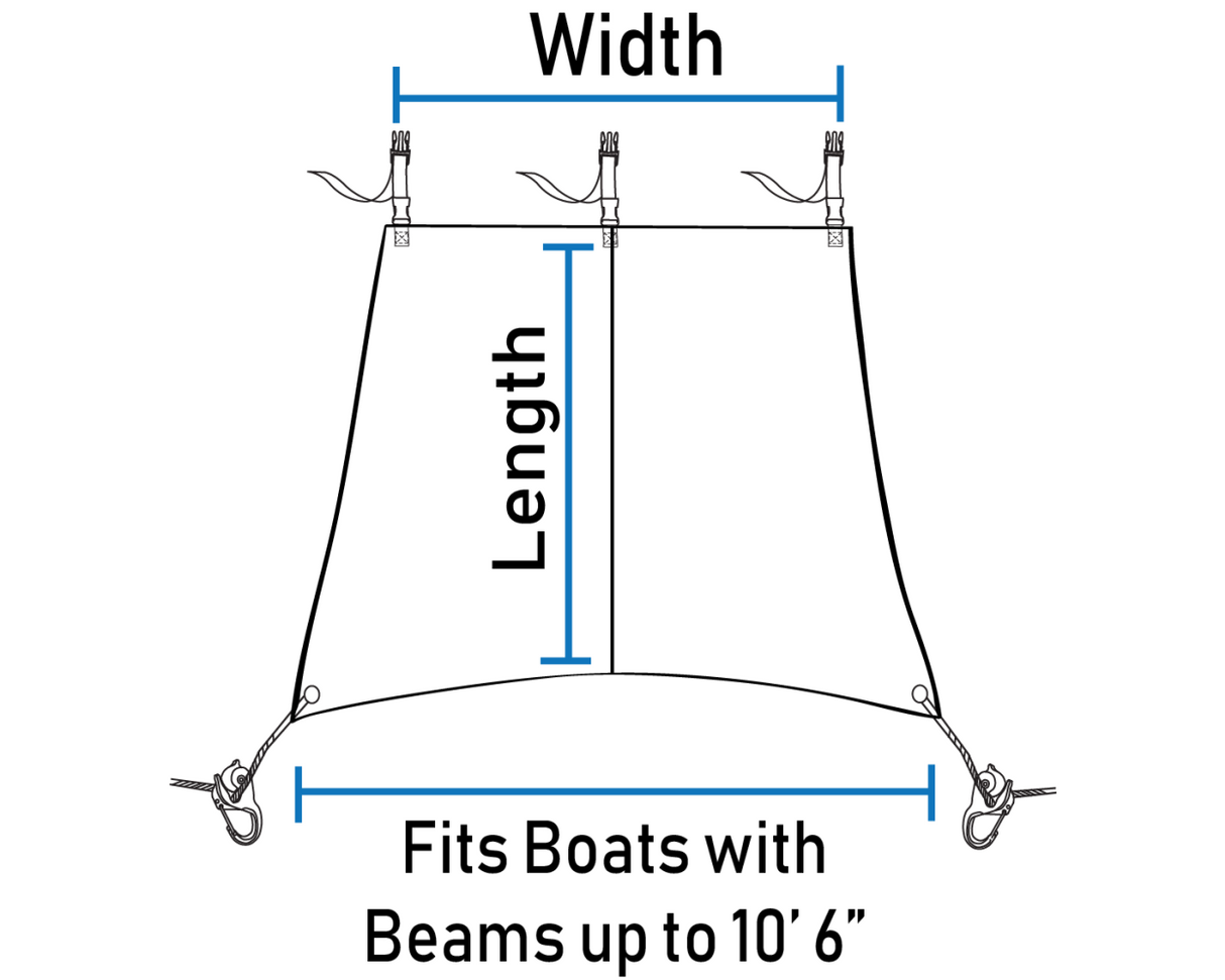 Fishmaster Extend The Shade 152 x 213 cm – t-top shade extension