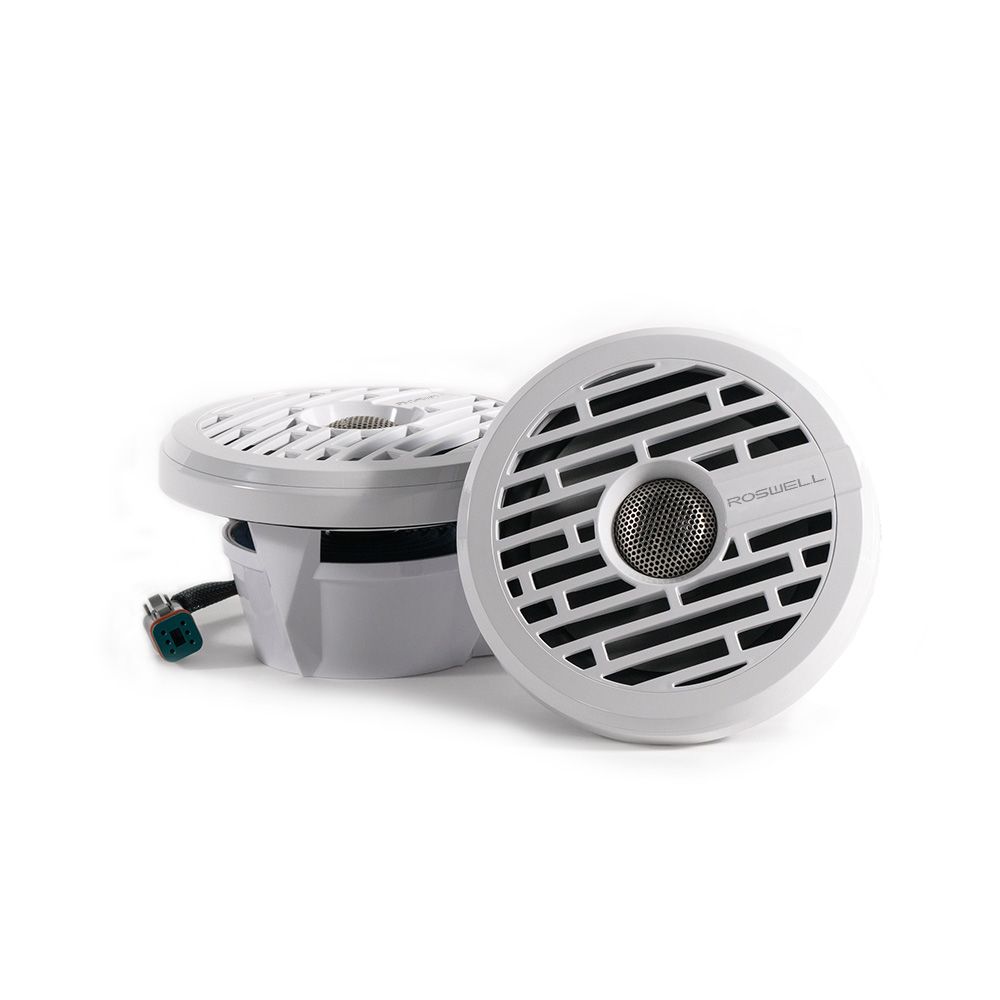 Roswell R1 6.5 inch (16.51 cm) bootluidsprekers wit – RGB LED