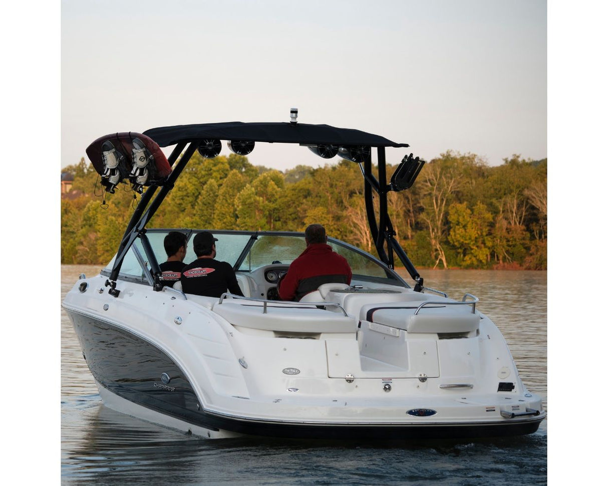 Monster Tower MT7 wakeboardtoren zwart – montage zonder boren