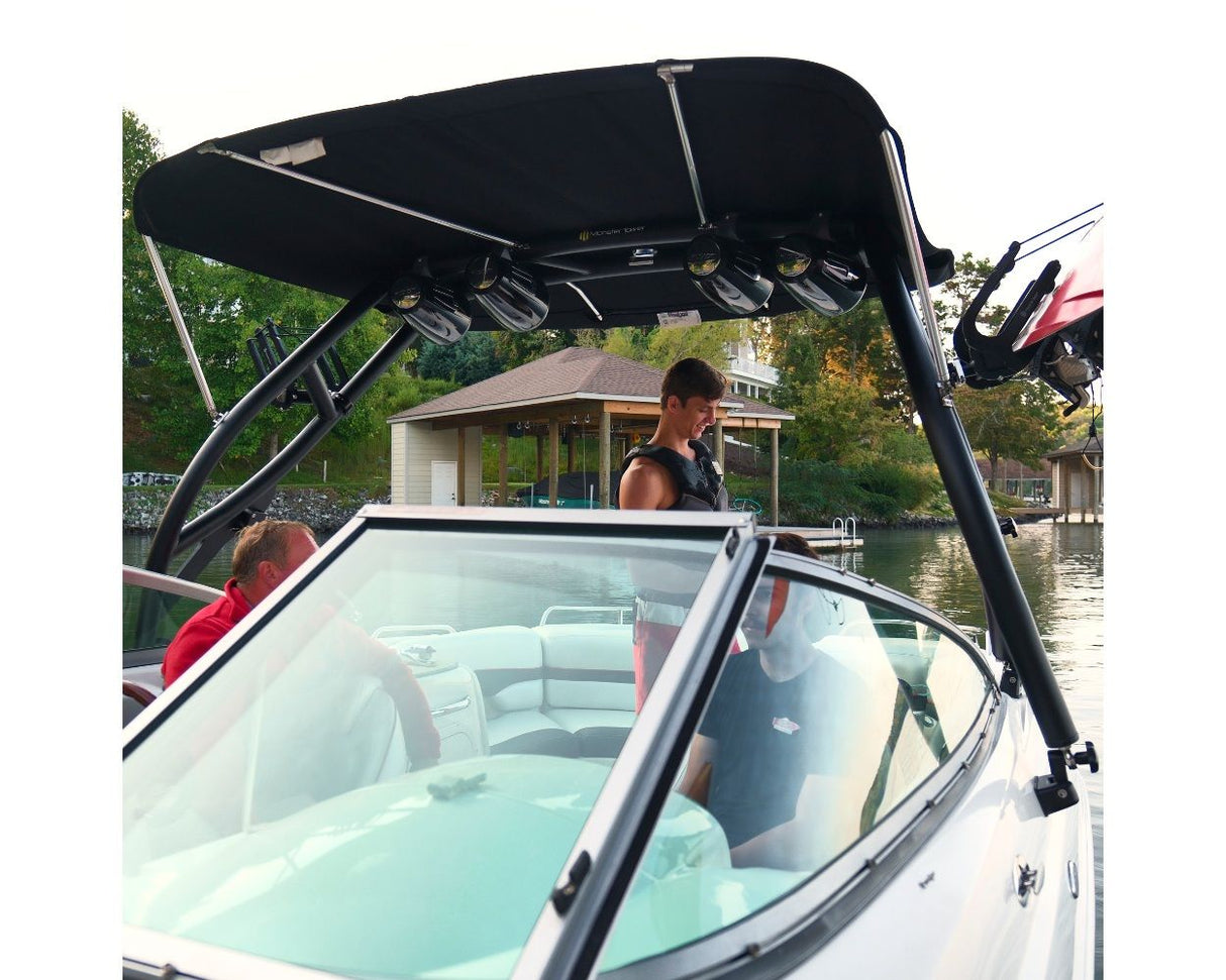 Monster Tower MT7 wakeboardtoren zwart – montage zonder boren