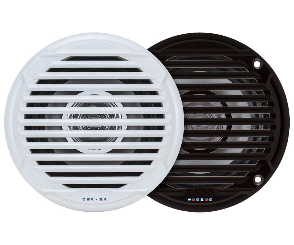 Jensen Marine Speaker 13.34 cm white - waterproof and UV-resistant 25 5 5006