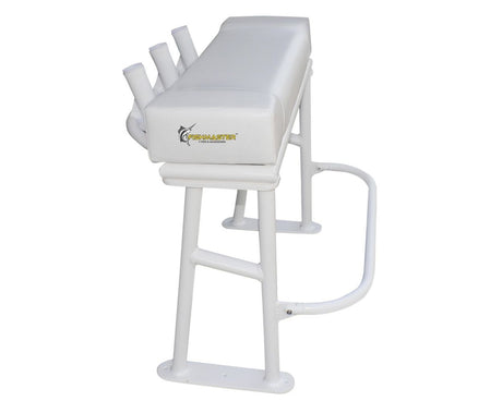 Fishmaster Original Poggiapiedi inclinato con seduta bianca – per barca da pesca