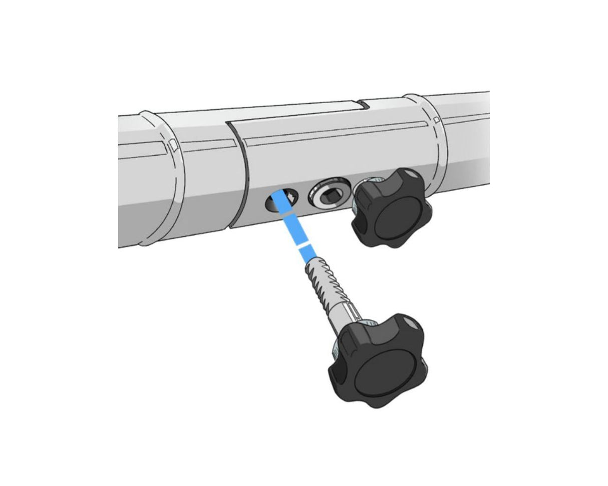 Fishmaster Original Schnellverschlussknöpfe 4er-Set – für Original T-Top