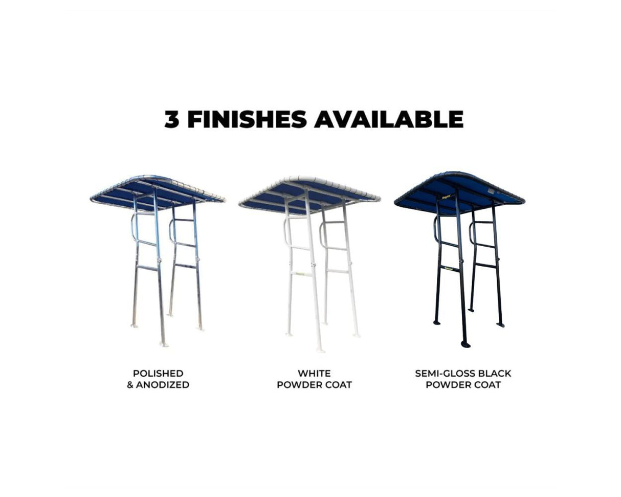 Fishmaster Original Folding T-Top White – for console boats