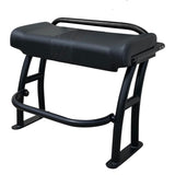 Fishmaster Pro Poggiapiedi inclinato nero con impugnatura grigia e seduta nera