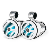 Roswell R1 8.0 Tower Speakers White grille – wakeboard tower