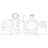 Roswell R1 PRO Tower Speakers White – RGB LED Lighting