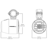 Roswell R 6.5 (16.51 cm) Tower Speakers Anthracite grill