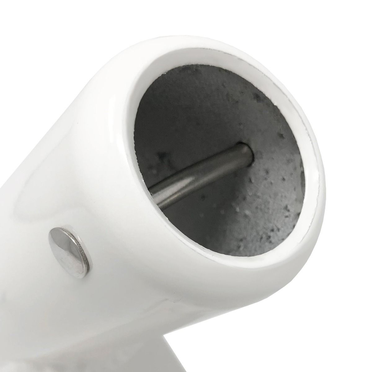 Support de canne Fishmaster blanc – Pied pivotant pour montage T-top