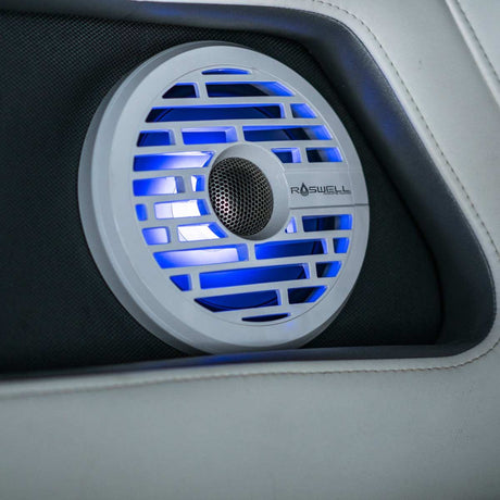 Roswell R1 6.5 inch (16.51 cm) boat speakers white – RGB LED