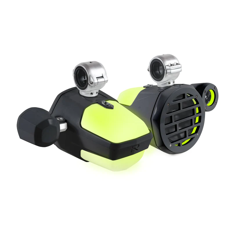 Roswell R1 PRO Tower Speakers – RGB LED and 200W RMS for Boating
