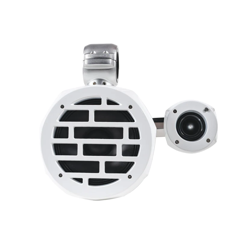 Roswell R1 PRO Tower Speakers White – RGB LED Lighting