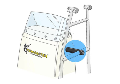 Fishmaster T-top jeu de cales set de 2 – universel inoxydable 304