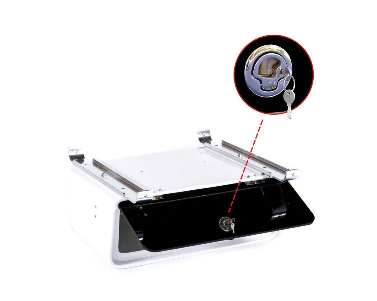 Fishmaster Elektronicabox T-Top con riel universal – resistente al agua