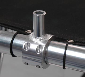 Abrazadera Fishmaster para riel 2.54 cm (1 pulgada) 1.9 – para montaje T-Top