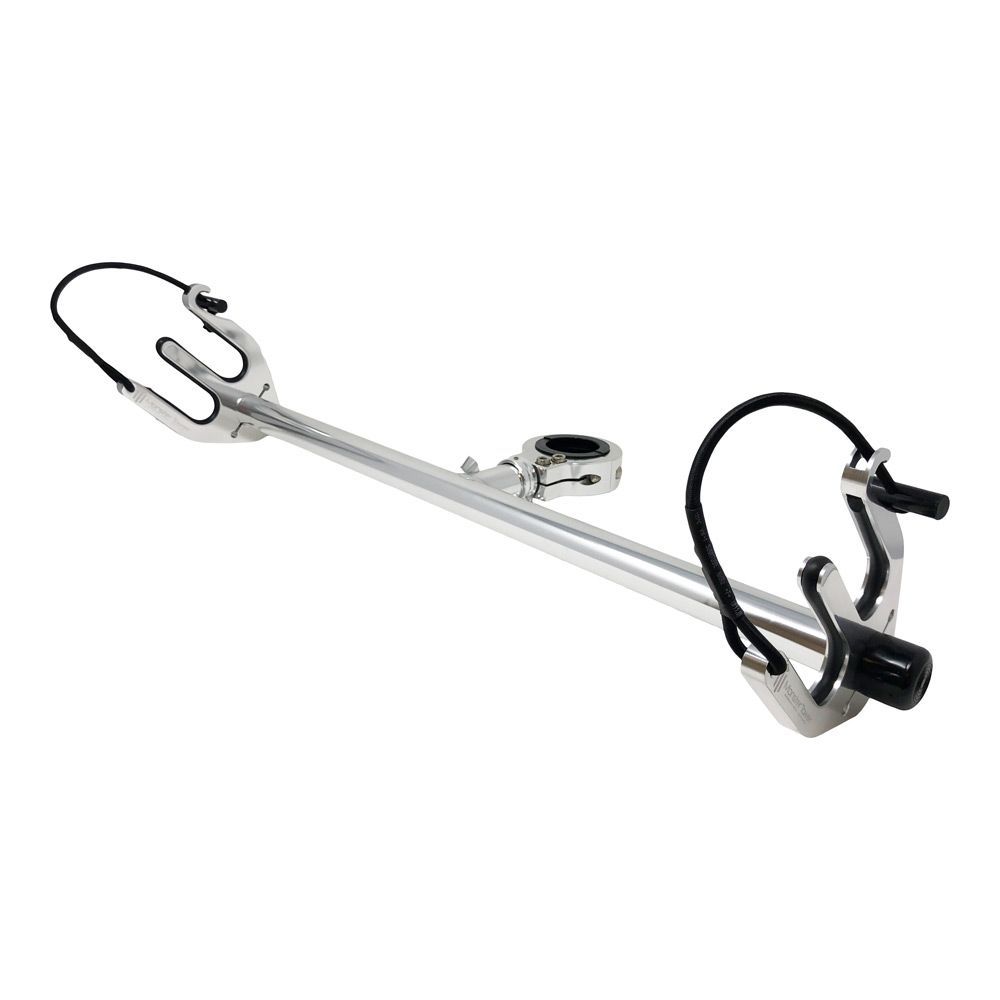 Monster Tower waterski rack Brushed met universele inserts