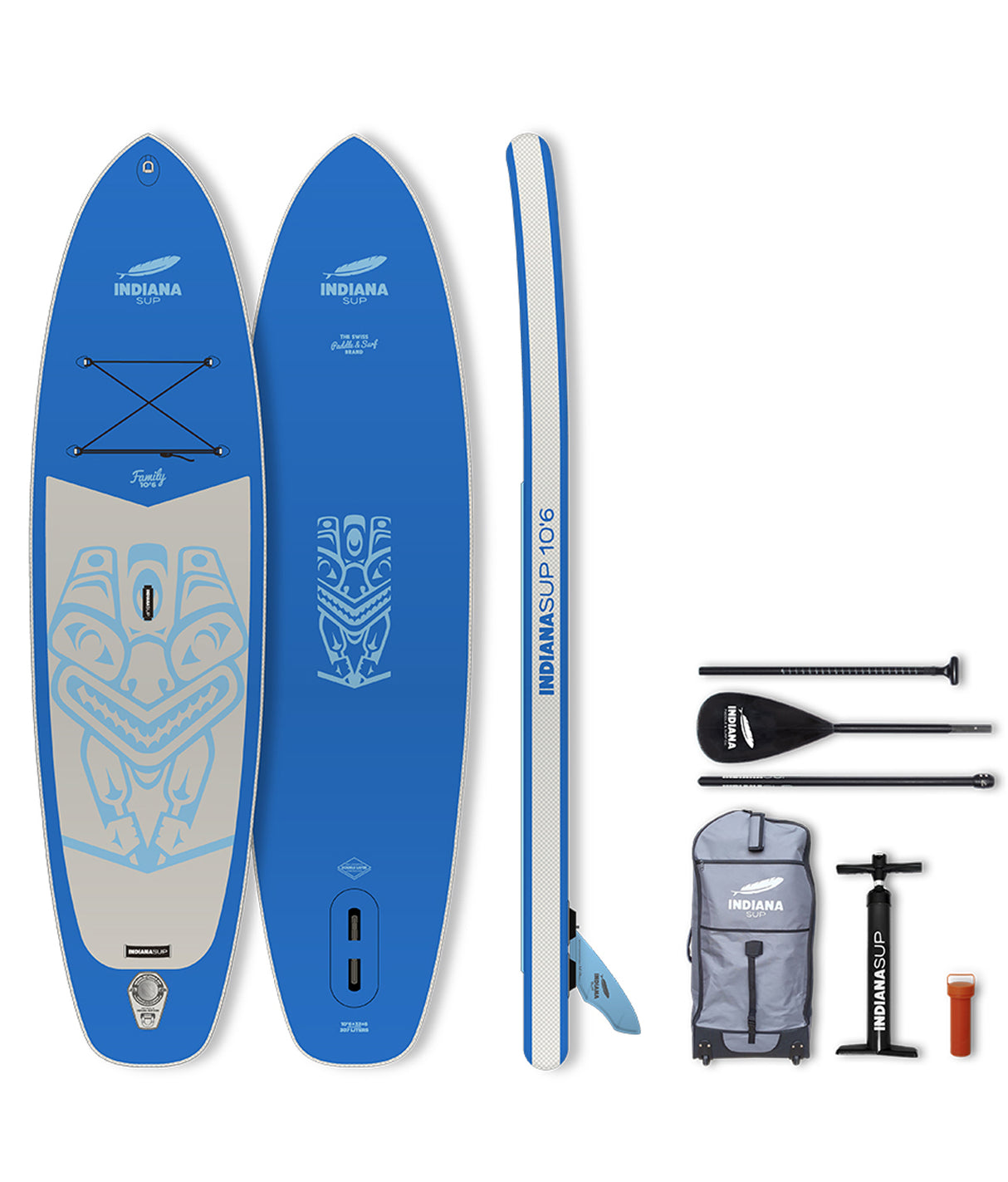 indiana 10'6 family pack blue