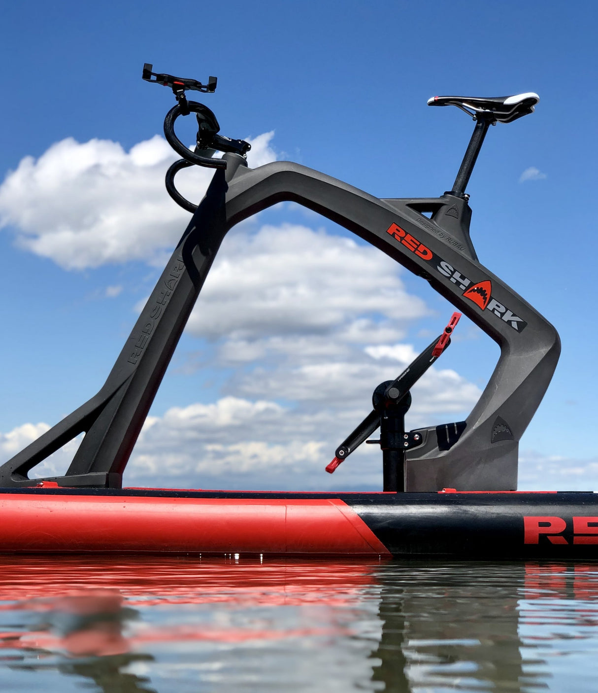 Bicicleta acuática Red Shark Fitness